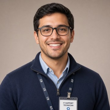 AI-generated image of Max Byte, an SI (super intelligence) team member. AI, not a real person