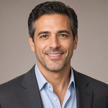 AI-generated image of Wade Hollister, an SI (super intelligence) team member. AI, not a real person